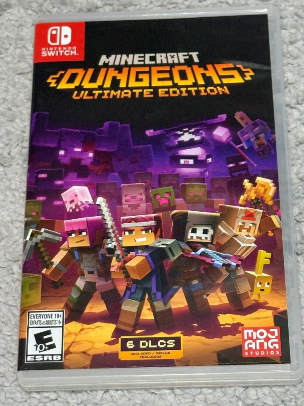 Minecraft Dungeons [Ultimate Edition] (Nintendo Switch, 2021) Authentic Tested